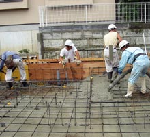 日向建設:鉄筋コンクリート ベタ基礎